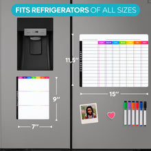 Load image into Gallery viewer, Chore Chart, Daily Planner &amp; 6 Vibrant Markers
