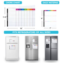 Load image into Gallery viewer, Chore Chart, Daily Planner &amp; 6 Vibrant Markers
